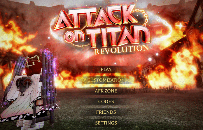 attack on titan revolution codes